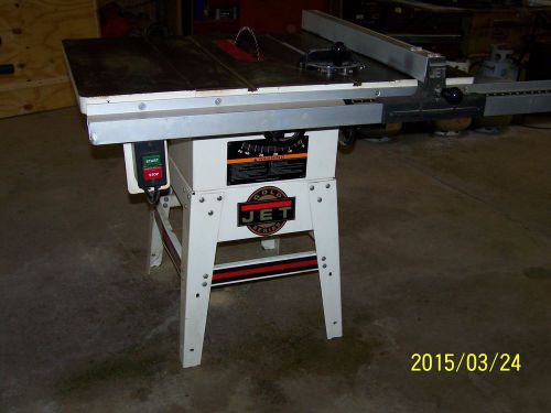 JET table saw..(used very little)...10 inch...runs &amp; cuts great