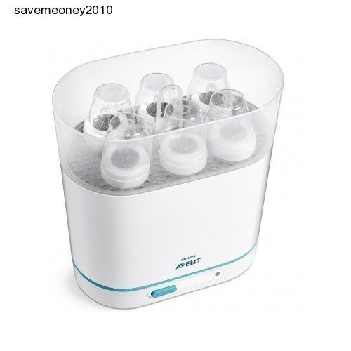 Philips AVENT 3-in-1 Electric Steam Sterilizer Newborn Baby Bottle Germs Cleaner