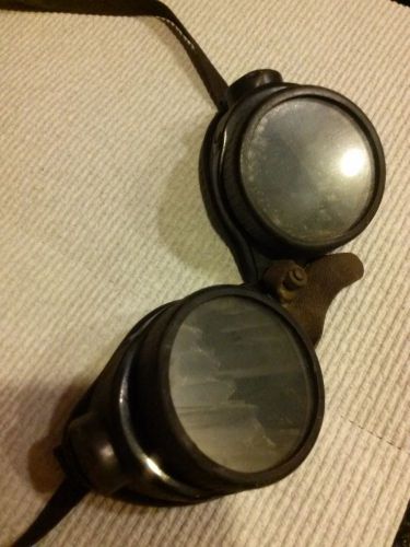 Vintage Adjustable Wilson Safety Goggles Steampunk Motorcycle