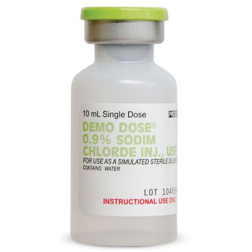 40 Demo Dose Sodim Chlorde 0.9% Injection - 10ml - Simulated Sodium Chloride