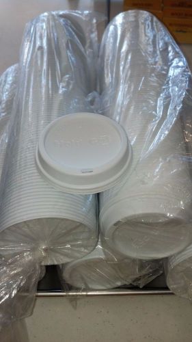 Hold &amp; Go brand  hot drink lids, white 500count