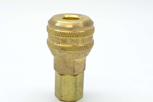 New hansen quick-disconnect series 3000 brass 1/4in pneumatic fitting d402993 for sale