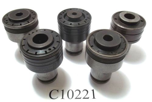 5 PC SET BILZ #2 TAP METRIC COLLETS ADAPTER COLLET MORE LISTED LOT C10221