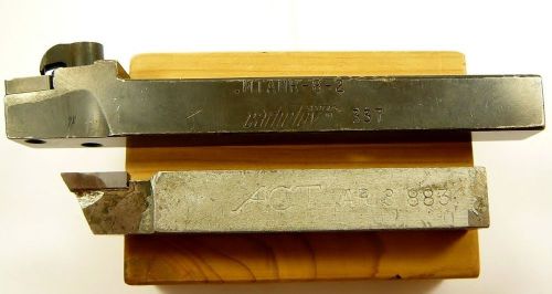 Carboloy 337 MTANR-8-2 and ACT AR 8 883 Carbide 1/2&#034; Boring Bar Machinist Tool