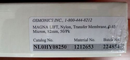 Osmonics magna lift nylon membrane, 0.45 micron, 82mm, nlohy08250 for sale