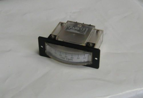 Kasuga Panel Gauge/ Meter, 65EYS, X100 rpm, 0-60, Used, Warranty