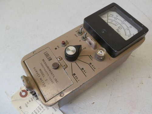 Ludlum Model 2 Survey Meter - Geiger Counter  --  Parts  --