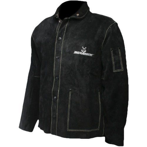 Caiman Black Boarhide - 30&#034;Jacket  Welding-Apparel 2X-Large