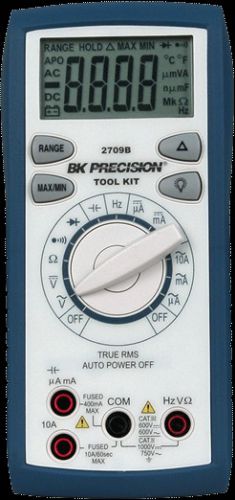 BK Precision 2709B Tool Kit Auto Ranging True RMS Digital Multimeter
