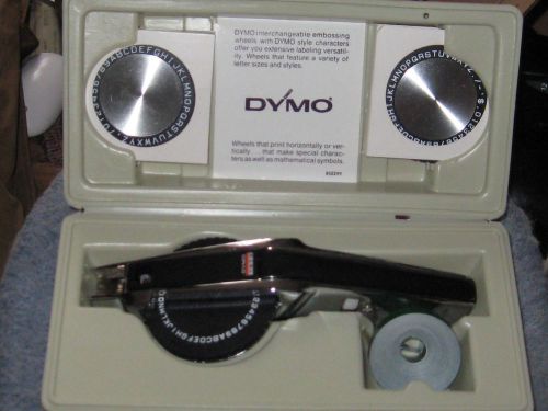 Vintage Dymo 1570 Deluxe Tapewriter Kit Complete Label Maker