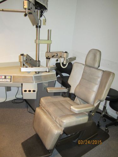 Ophthalmic optical exam lane equipment chair and stand