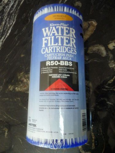Kleen-plus water filter cartridge r50-bbs for sale