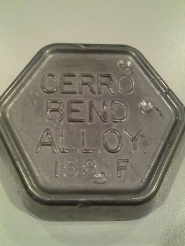 CerroBend Alloy Low Melting Temperature 158 Degrees - 1lb 13.7 ounces in weight