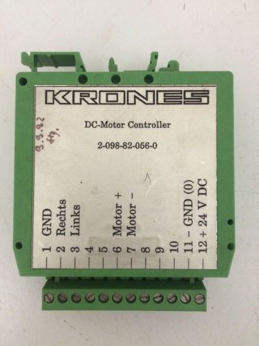 KRONES 2-098-82-056-0 DC Motor Controller