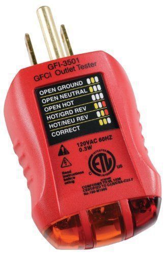 Gardner Bender GFI-3501 GFCI Outlet Tester