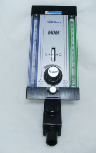 MDS Matrx MDM Dental Nitrous Oxide Anesthesia Delivery System Flowmeter N2O, O2