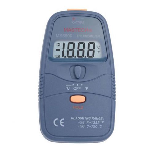 MASTECH MS6500 portable digital thermometer -50°C ~ 750 °C