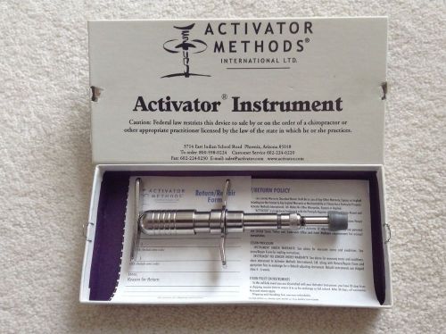 Chiropractic Activator I Instrument  w/ Holster - Used Adjusting Tool
