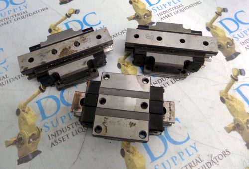 IKO LRX35 LINEAR RAIL WITH T2 P S2 TRUCK LOT OF 3