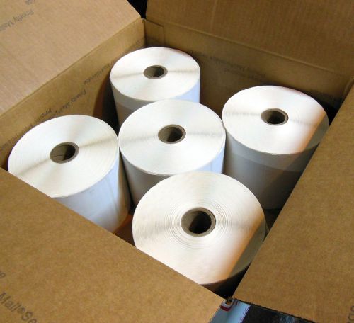 5 Rolls of 450/2250 4x6 Direct Thermal Labels for Eltron Zebra 2844 450 Printers