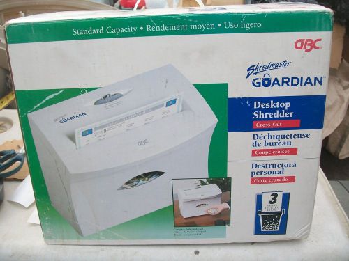 GBC Shredmaster Guardian Crosscut Paper Shreader ( new in box )