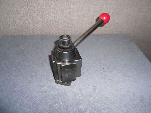 Unmarked Aloris Style Size B Quick Change Tool Post Holder