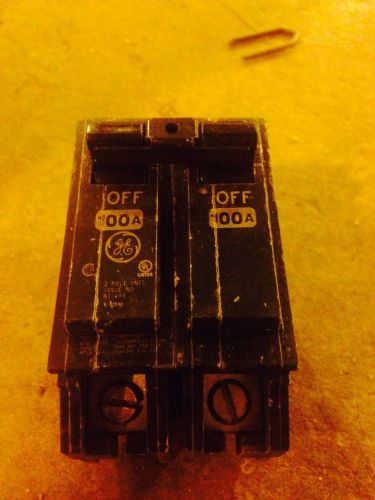 New GE  2 pole THQL21100 amp 120/240v circuit breaker(1)day Left$3off Was 27.01