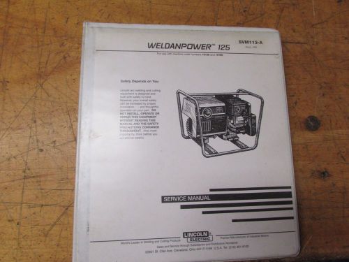 Lincoln Electric Weldanpower 125  Service Manual