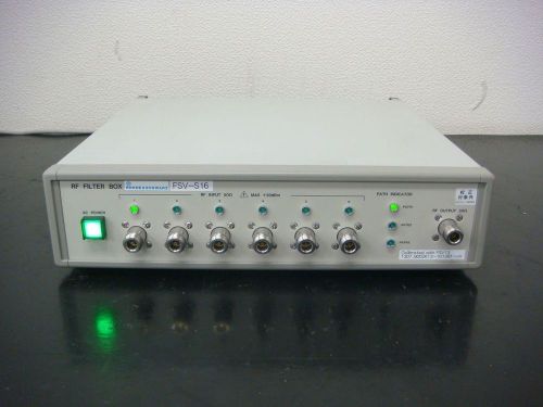 Rohde&amp;Schwarz FSV-S16 RF Filter Box