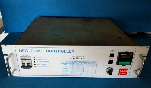 SAES GETTERS NEG Pump Controller GP-PWM Control Unit