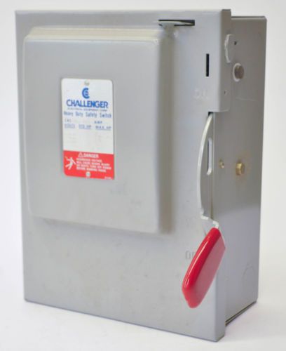Challenger HD321NFC 30 Amp Heavy Duty Safety Switch Type 1 Enclosure