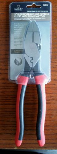 Southwire 9&#034; High Leverage Side Cutting Pliers with Crimping Tool SCP9C