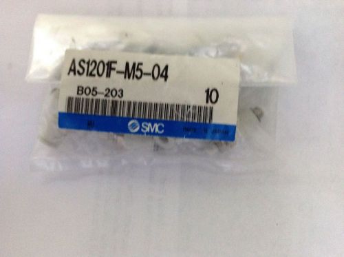 10 SMC AS1201F-M5-04 Pneumatics, New in sealed bag