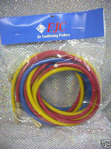 R134a Charging Hose Set  96&#034; Yellow, Blue and Red