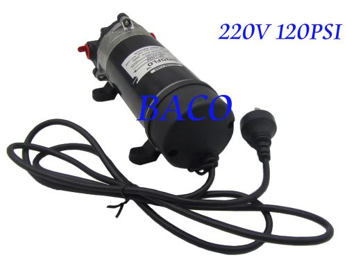 220V 120PSI High Pressure Misting Pump Booster Diaphragm Water Pump sprayer