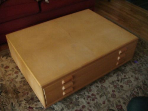 Flat File for Drawings Art or Blueprints