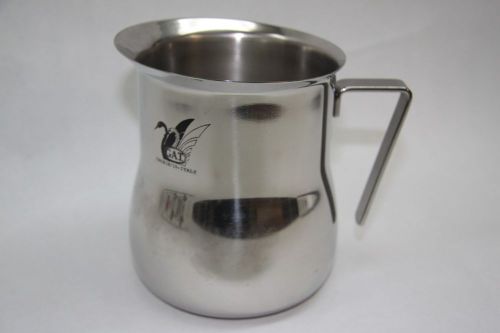 Stainless 1 liter commercial milk steaming pitcher for espresso machines, italy for sale