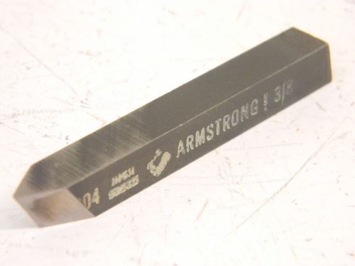 USED ARMSTRONG HSS TOOL BIT 3/8&#034;