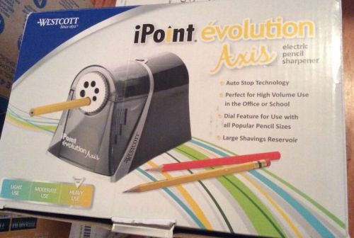 Westcott Axis iPoint Evolution Electric Heavy Duty Pencil Sharpener 15509