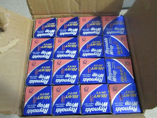 Reynolds Wrap Heavy Duty Aluminum Foil 75 Square Feet  16 Roll Pack 18&#034; X 50&#039;