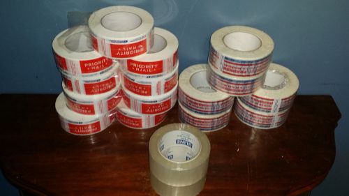 2 roll s 423 uline shipping tape &amp; 15 free Priority Mail ROLLS packing older nos