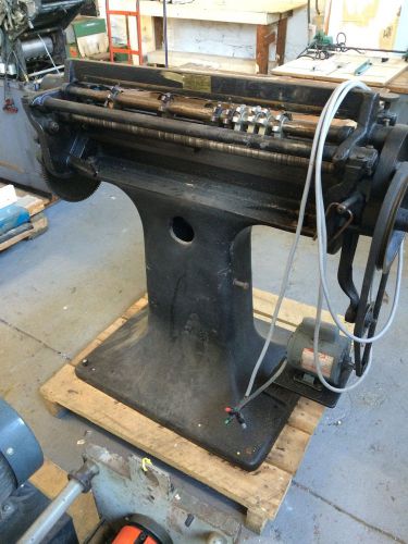 Vintage Commercial Printing Perf Perforation Machine