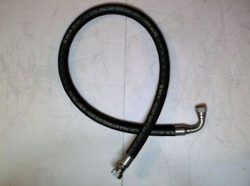 3/4&#034; x 60.5&#034; hydraulic hose with straight x 90 female jic fittings  (ref 60) for sale
