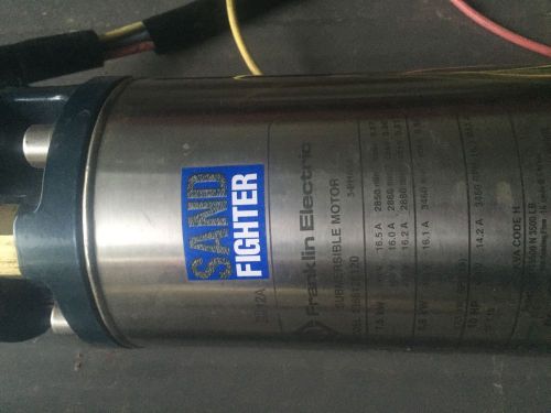2366128120 franklin electric 10hp 3 phase 460 volt 6&#034; well motor submersible for sale