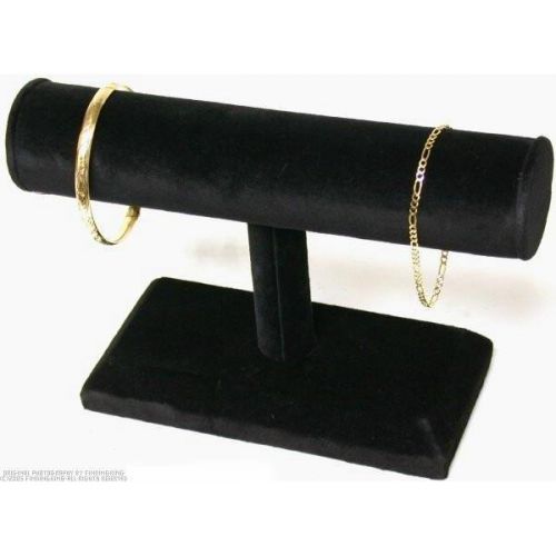 Bracelet or Watch T-Bar Display Black Velvet 7 1/2&#034;