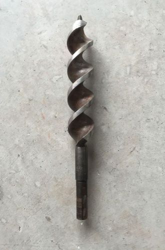 Vintage GREENLEE Auger Bit, 1-1/4&#034; Wood Drill Bit Work Tool (Made in USA)