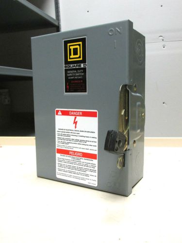 NEW.. Square D Gen Duty Safety Switch 30A, 240V  Cat# 221N .. UI-22