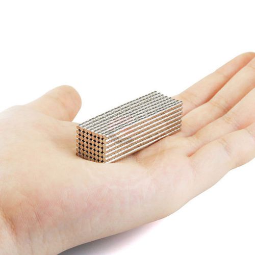 100/500 x Neodymium Magnets Disc Rare Earth Tiny Magnets N35 D4x1/1.5/2/3.. KUN