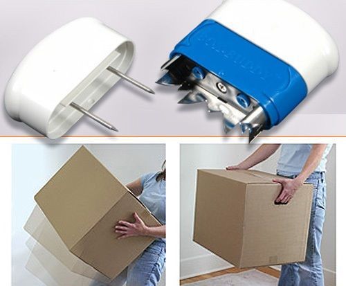 Box-Buddy -box handle cutter tool, easy to use, cut handles into cardboard boxes
