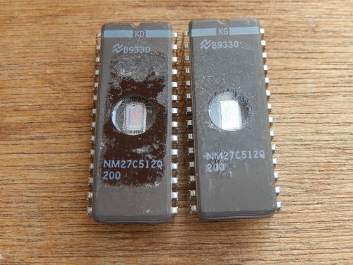 1psc NM27C512Q-200  Vintage EPROM IC CHIP  Cf3-3